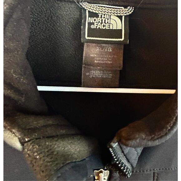 The North Face bionic black soft shell apex jacket full zipper boys XL - Picture 3 of 12